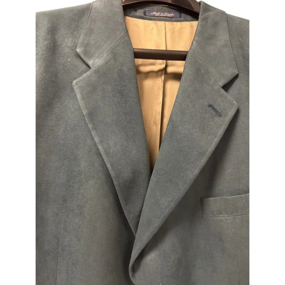 Vintage Brandini‎ Men's Sport Coat Microfiber Suede Blazer